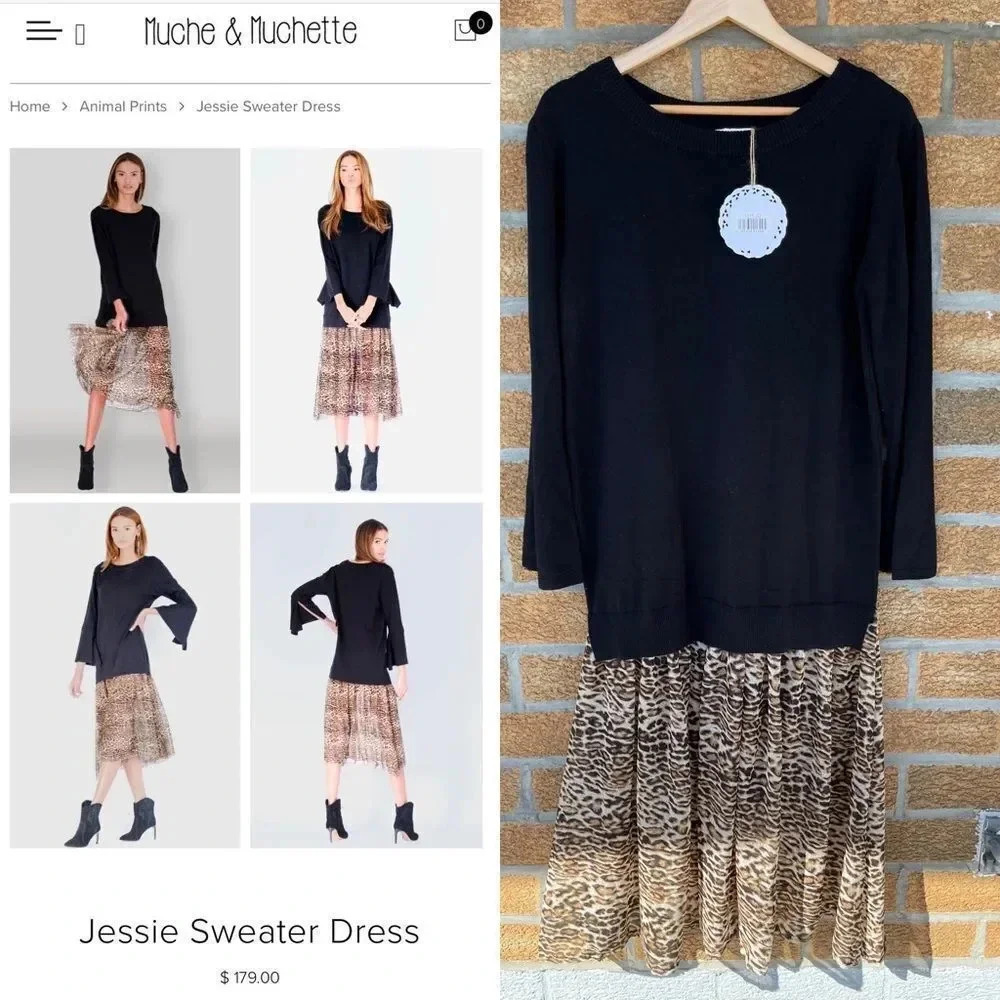 Muche Muchette Jessie Sweater Dress os